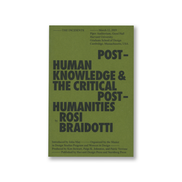 Posthuman Knowledge and the Critical Posthumanities — Rosi Braidotti