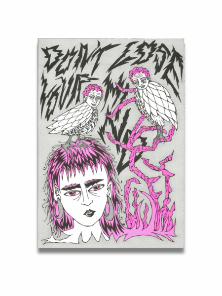 "Don’t Lose Your Mind" — Anna Spada  (A3 RISO Print)