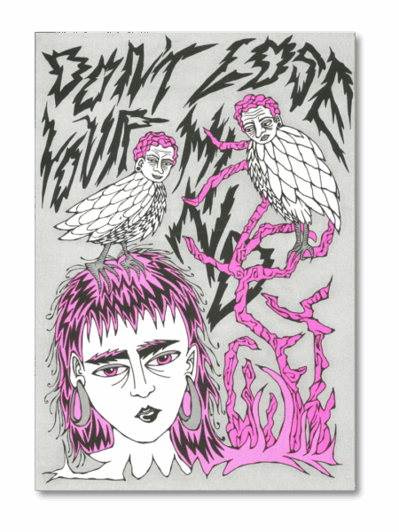 "Don’t Lose Your Mind" — Anna Spada  (A3 RISO Print)