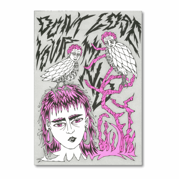 "Don’t Lose Your Mind" — Anna Spada  (A3 RISO Print)