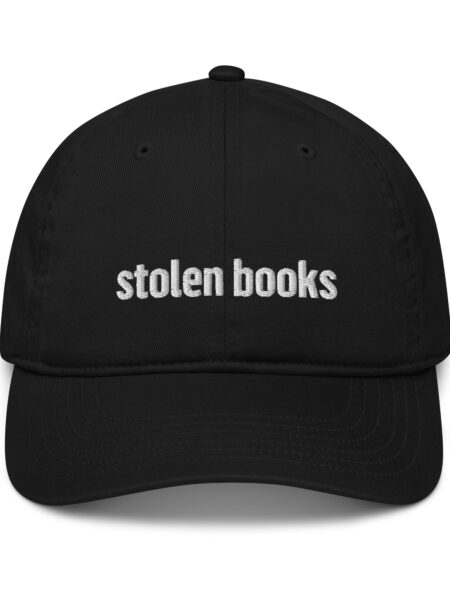 Stolen Cap white on black
