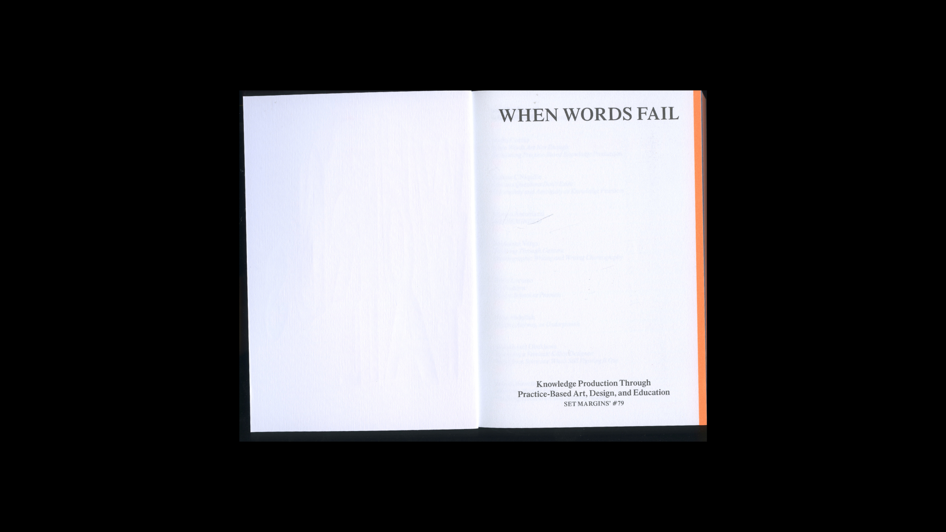 When Words Fail - On Practice-Based Art, Design and Education — Giulia Cordin ed. - Image 3